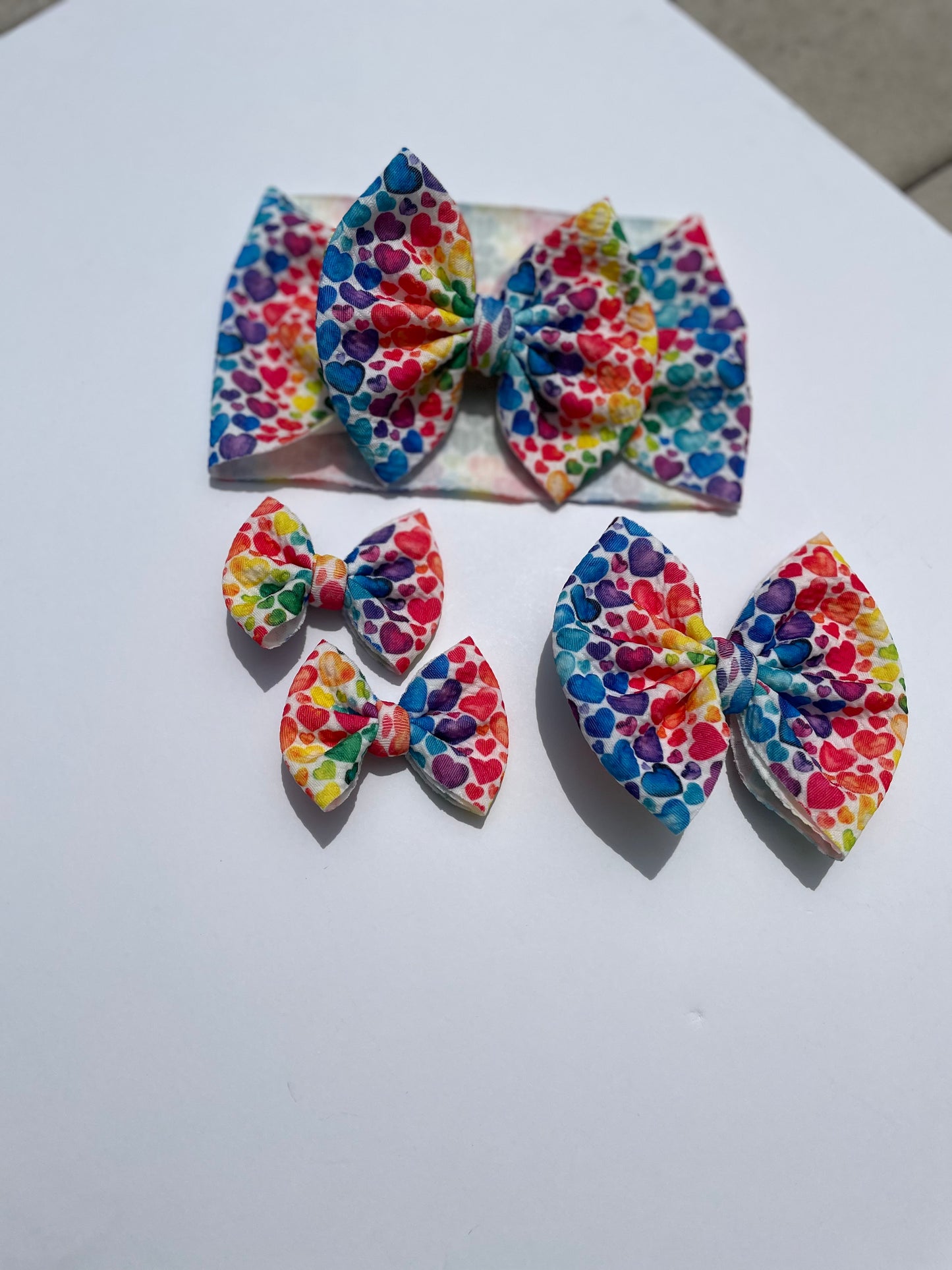 Pride bows - Ev's Bowtique Shop