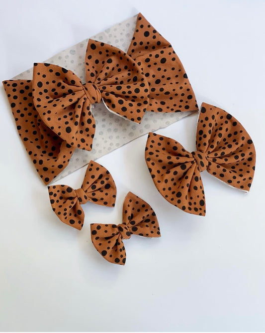 Traditional bows - Fall spots - Ev's Bowtique Shop