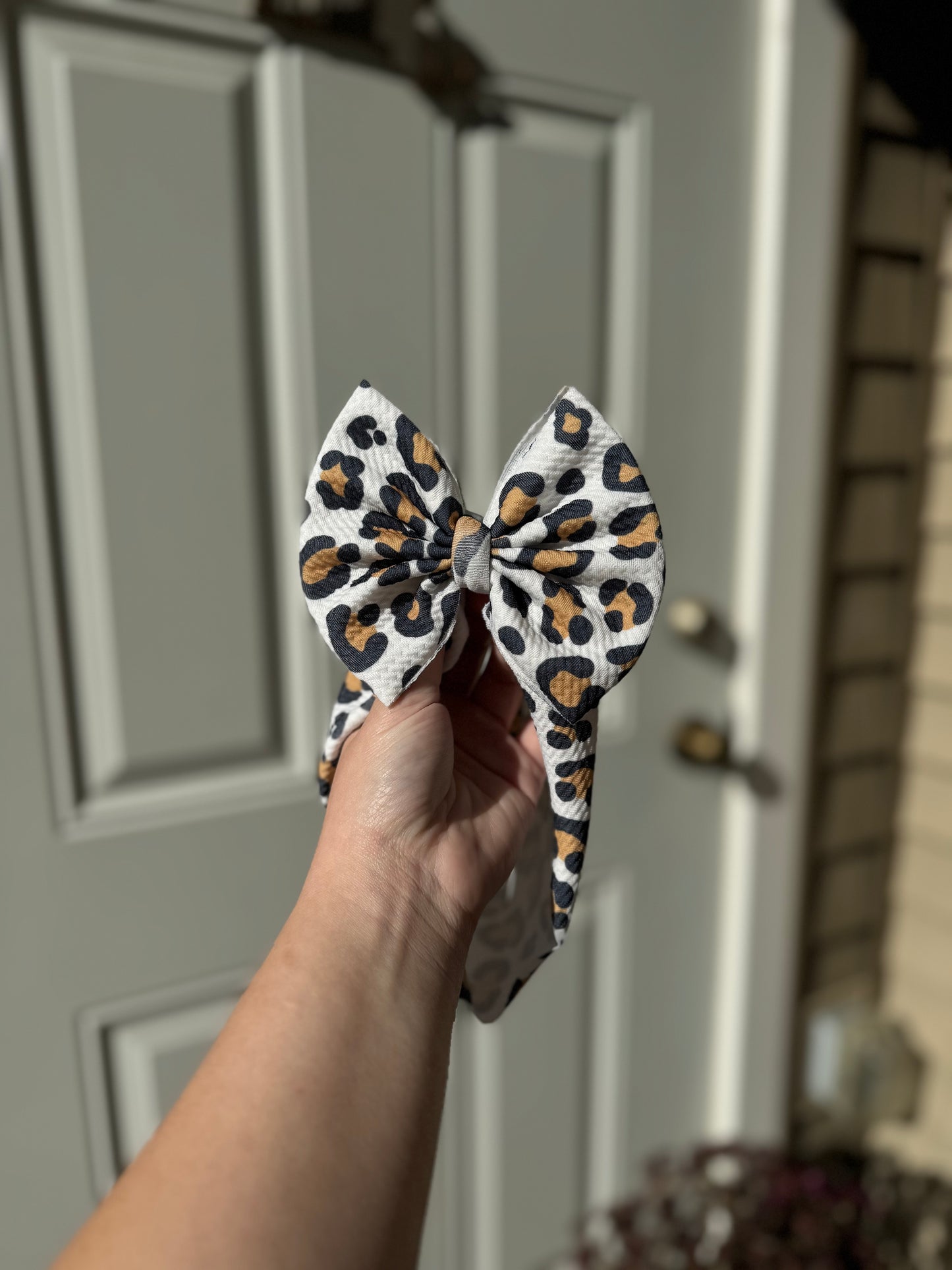 Traditional bows - Leopard print