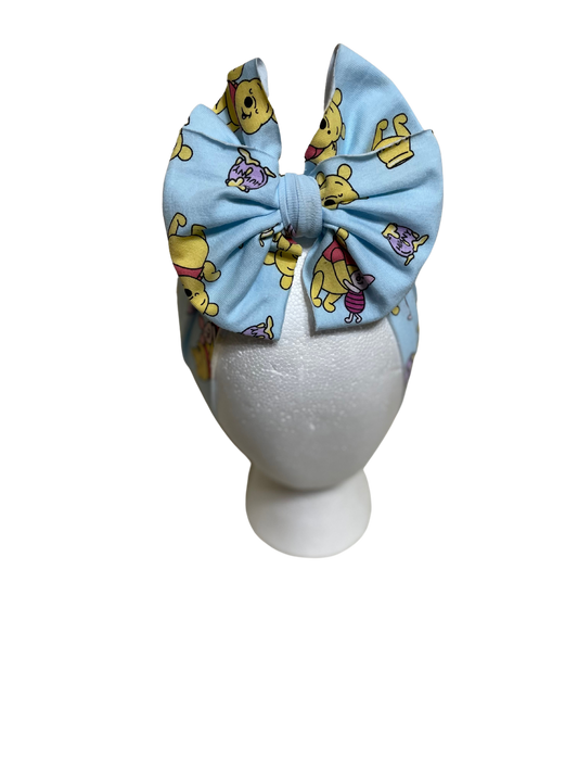Pooh - Ev's Bowtique Shop, The most comfortable trendy bows for all of your babes. Traditional bows come styled as headwraps, Nylons, clips or pigtail sets! The choice is always yours!