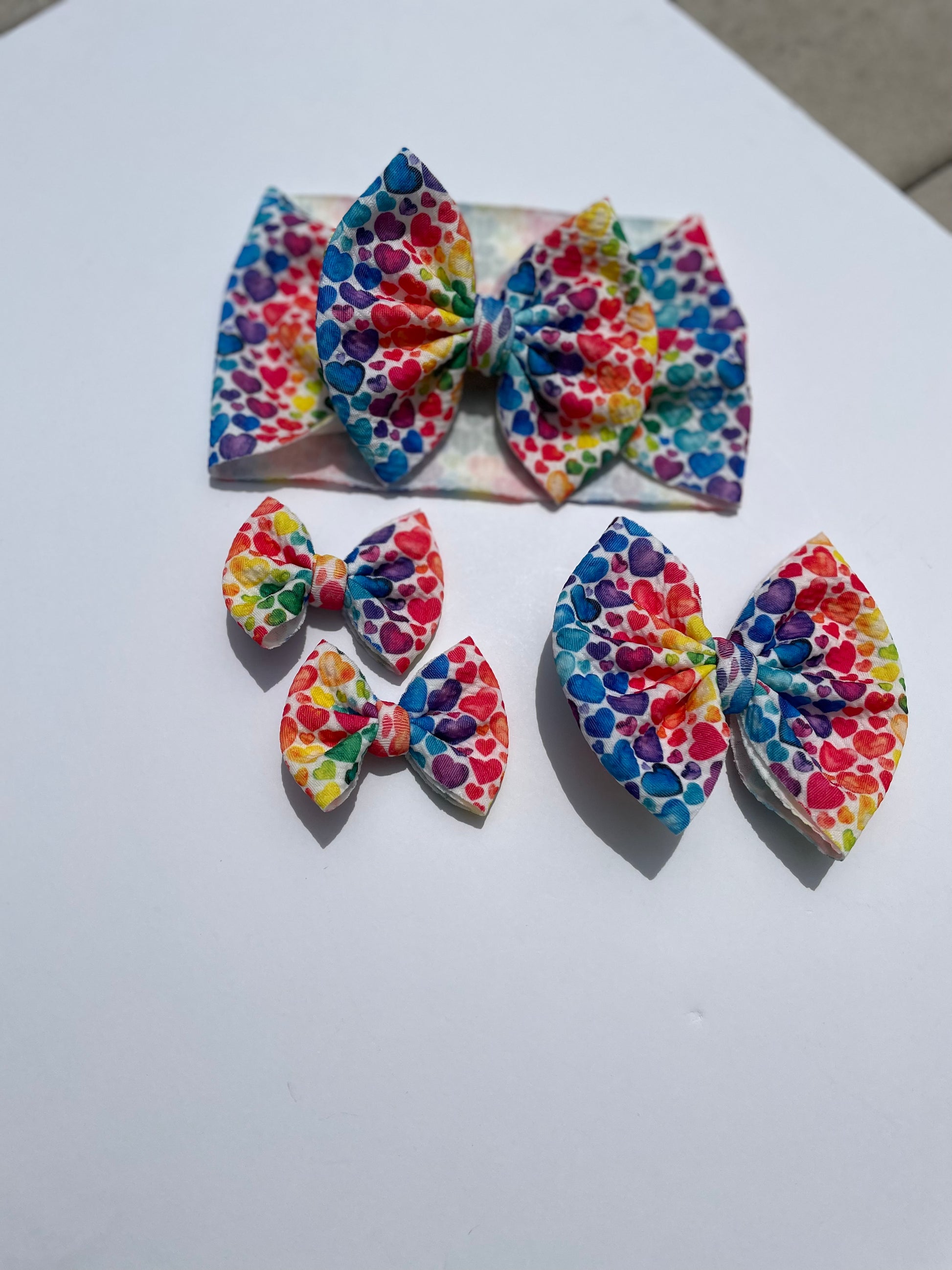 Pride bows - Ev's Bowtique Shop