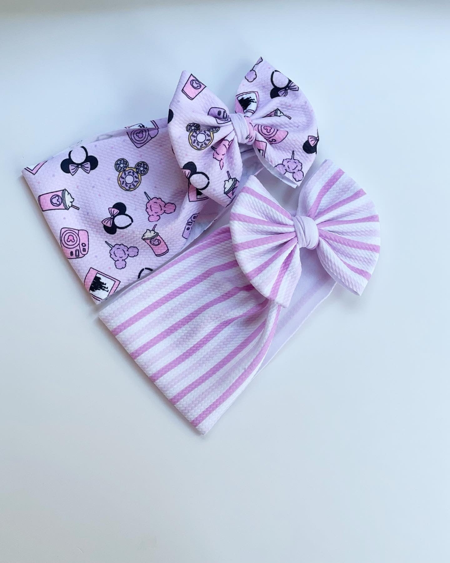 Purple mouse & stripes - Ev's Bowtique Shop